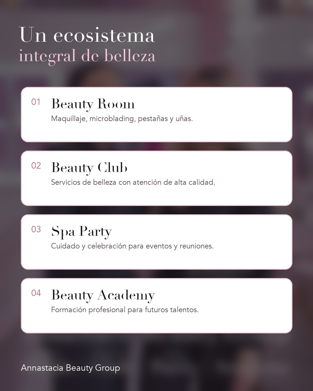 Ecosistema Annastacia Beauty Group